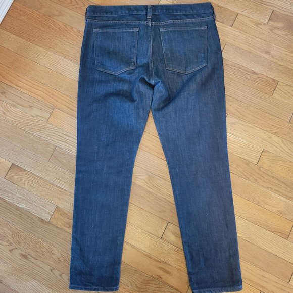 J. Crew Toothpick Skinny Ankle Dark Wash Blue Jeans - Picture 2 of 5